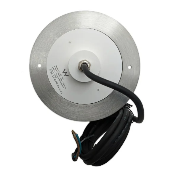 10W 12V AC RGB Stainless Steel LED Pool Spotlight - Ultrathin 16cm