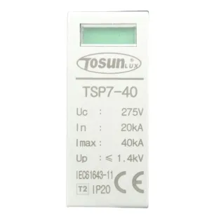 Modulo de Reemplazo para Protector de Sobretensiones Transitorias TSP7-40kA