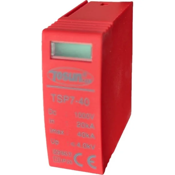 Replacement Module for Red TSP7-40kA DC Surge Protector