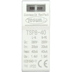 Modulo para Protector de sobretensiones transitorias 1P+NPE AC 40kA