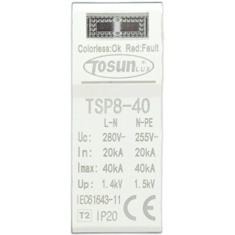 TSP8-40kA Surge Protector Replacement Module 1P+NPE 40kA