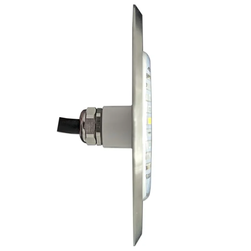Foco LED Mini Para Piscina En Acero Inoxidable 5 Hilos RGBW 11CM De Diámetro 6W 12V/DC - 3