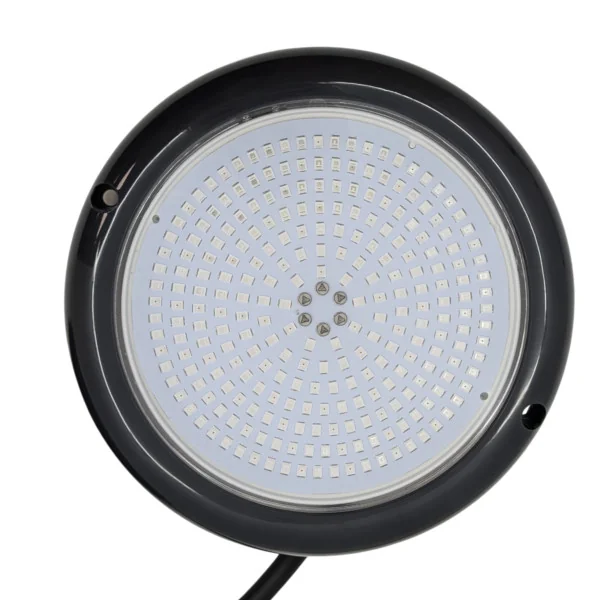 Projecteur LED RGB avec câble 4 fils 15W Ø15cm en ABS pour surface de piscine