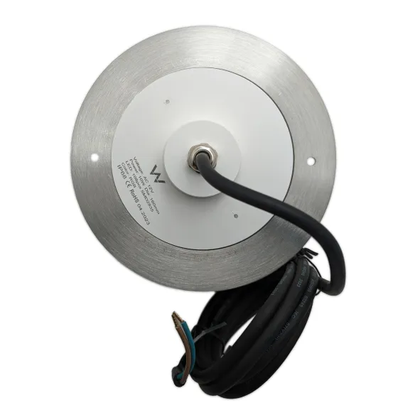 Foco LED RGB 4 Hilos Acero Inoxidable | 16 Diámetro 10W