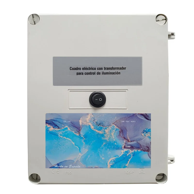 Panneau de commande électrique avec contacteur pour le moteur et le chlorateur Swimhome