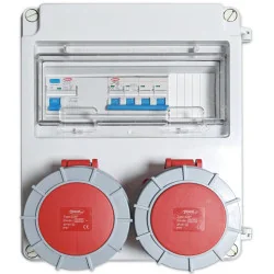 Cuadro 2 Enchufes Diferencial Trifasico y Magnetotermico Swimhome