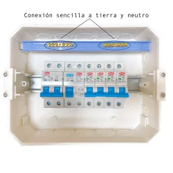 Cuadro Eléctrico Vivienda 12 Módulos | Con Sobretensiones 2