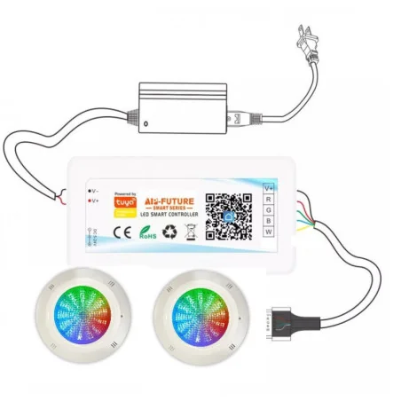 Controlador de iluminação LED RGBW WiFi | Swim Home