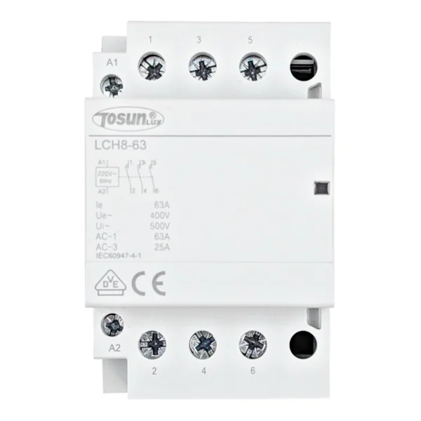  Contactor Modular Trifásico NC 63A 230V AC Swimhome 6931934224023 Contactores