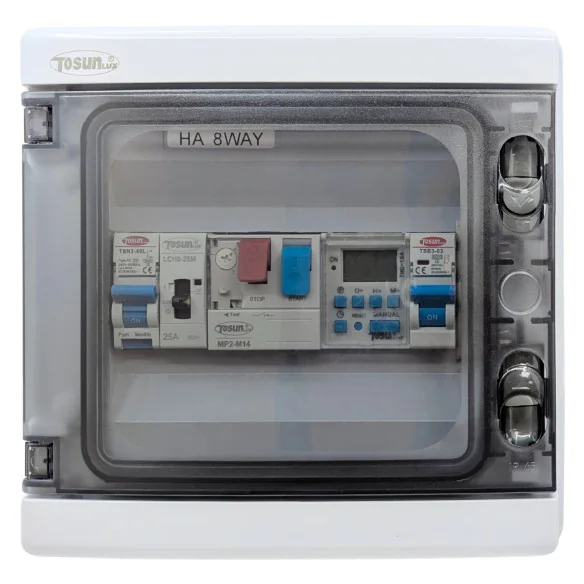 Cuadro Eléctrico Piscina con Contactor Motor Clorador