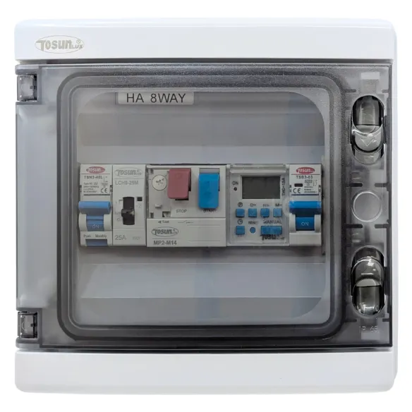 Swimming Pool Electrical Panel with Contactor Chlorinator Motor