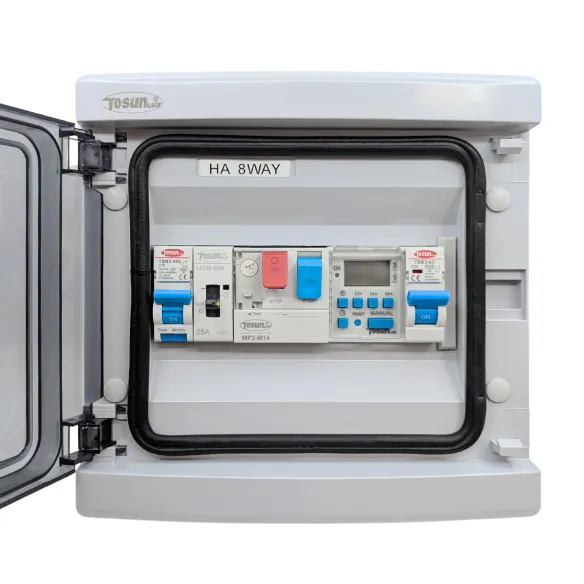 Swimming Pool Electrical Panel with Contactor Chlorinator Motor