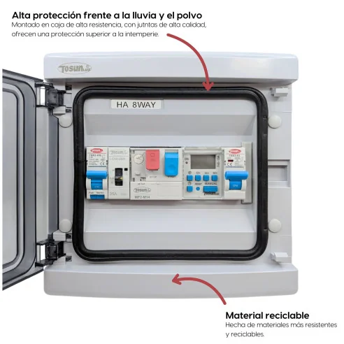 Swimming Pool Electrical Panel with Contactor Chlorinator Motor