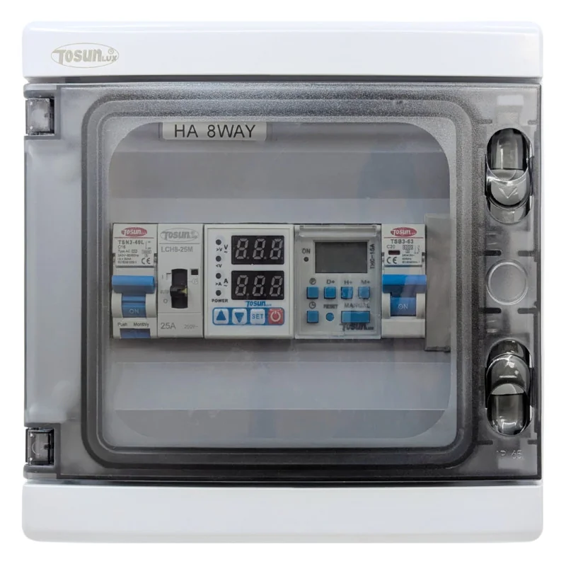 Cuadro Eléctrico Piscina con Contactor Motor Clorador