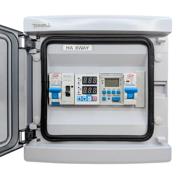 Cuadro Eléctrico Piscina con Contactor Motor Clorador