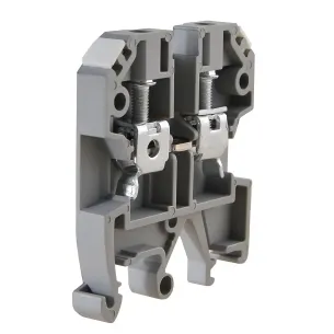 Terminal de calha DIN cinzento JXB