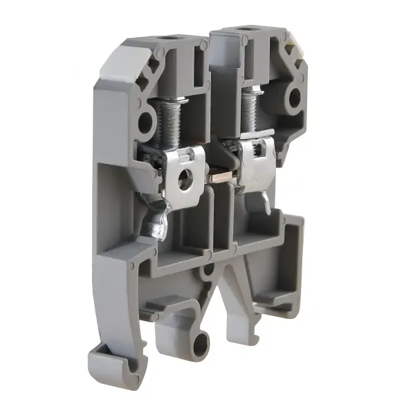Terminal gris pour rail DIN JXB