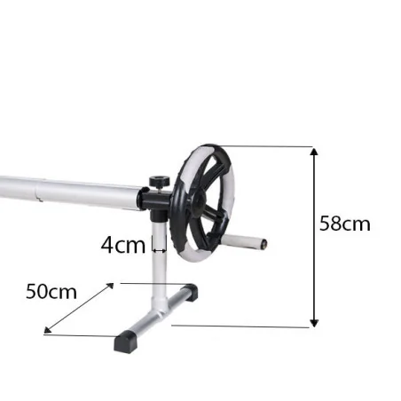 Enrolador telescópico motorizado premium com controlo remoto. - 3