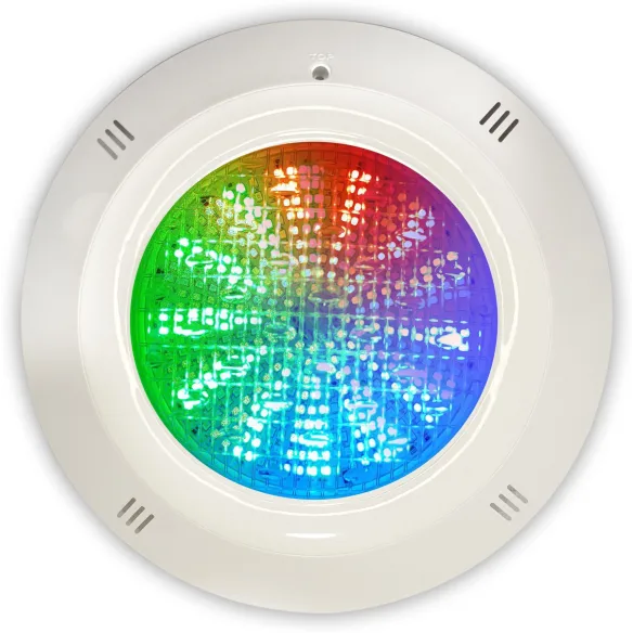 Pack 2 Focos LED RGB 4 hilos 18W con Transformador 100W