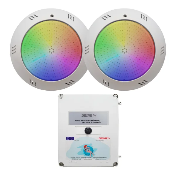 cópia do Pack 2 Projectores LED RGB 35W + Transformador 100W 12AC