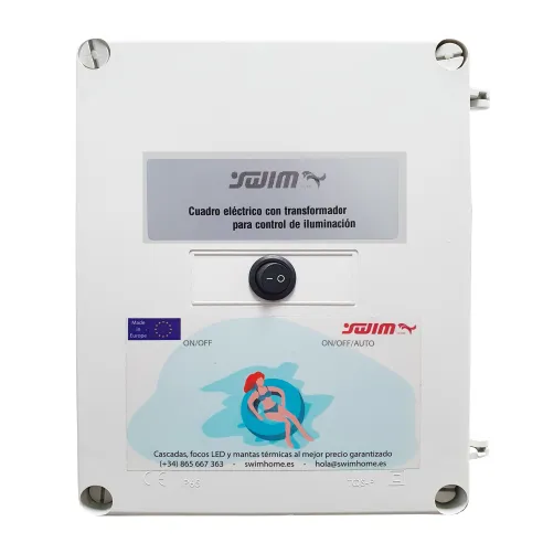 Pacote de poupança: 2 LED RGB 35W ABS Luzes de piscina ABS + Transformador + Controlo remoto