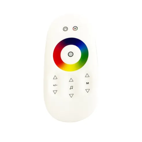 Pack Poupança 2 projectores LED RGB 4 fios + Controlo remoto + Transformador