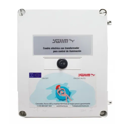 RGB LED Spotlight ON/OFF Stainless Steel 11CM ø 6W + Control + Transformer