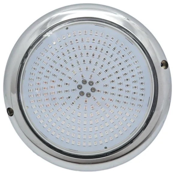 copy of Pack 2 Focos LED Ø15cm RGB 10W de Acero Inoxidable + Controlador ON/OFF + Transformador 100W 12AC