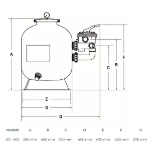 Filtro de Arena para Piscina DPool A·| Swimhome 2