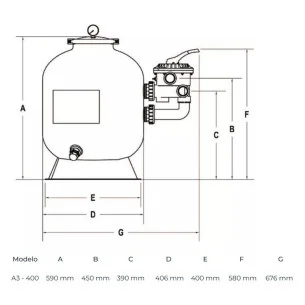 Filtro de Arena para Piscina DPool A·| Swimhome 2