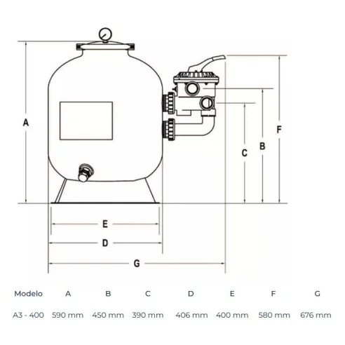 Filtro de Arena para Piscina DPool A·| Swimhome