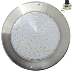 Spot LED RVB ON/OFF Acier inoxydable 28CM ø 35W + Contrôleur 2