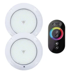 Pack d'économie : 2 spots LED RGB 4 fils + contrôleur avancé