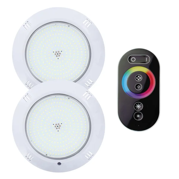 copy of Pack 2 Pool Floodlights with 4-wire cable and remote control