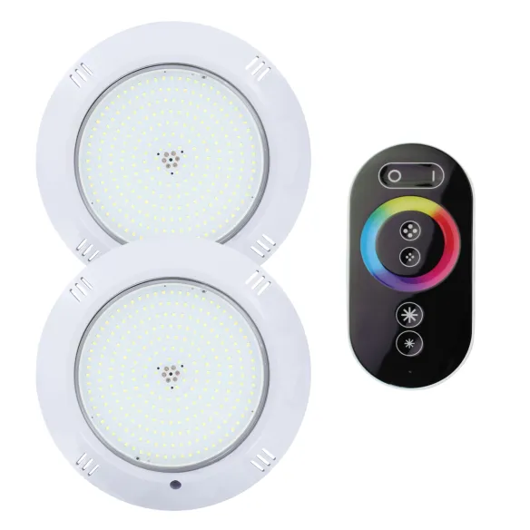 Pack d'économie : 2 spots LED RGB 4 fils + contrôleur avancé