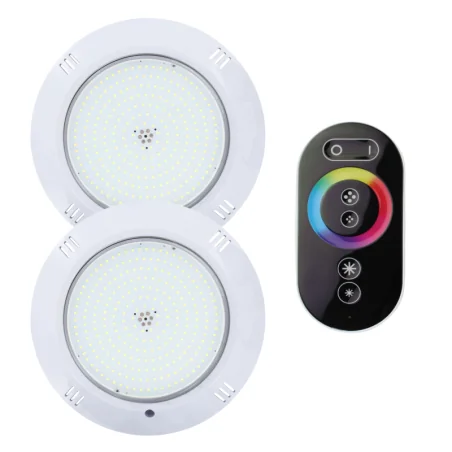 Pack d'économie : 2 spots LED RGB 4 fils + contrôleur avancé