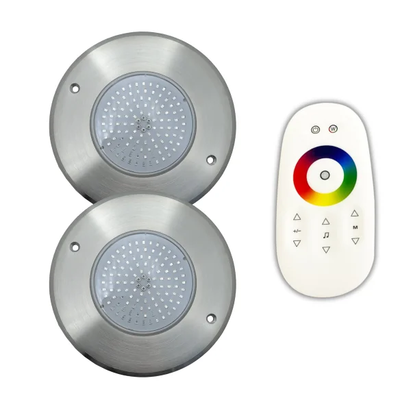 copy of Pack 2 Projectores de piscina com cabo de 4 fios e controlo remoto