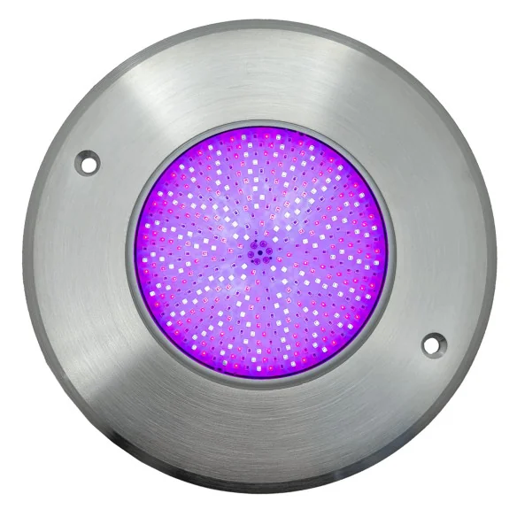 Foco LED RGB 4 Hilos Acero Inoxidable | 16 Diámetro 10W