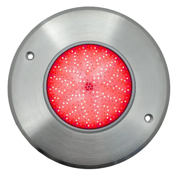 Foco LED RGB 4 Hilos Acero Inoxidable | 16 Diámetro 10W