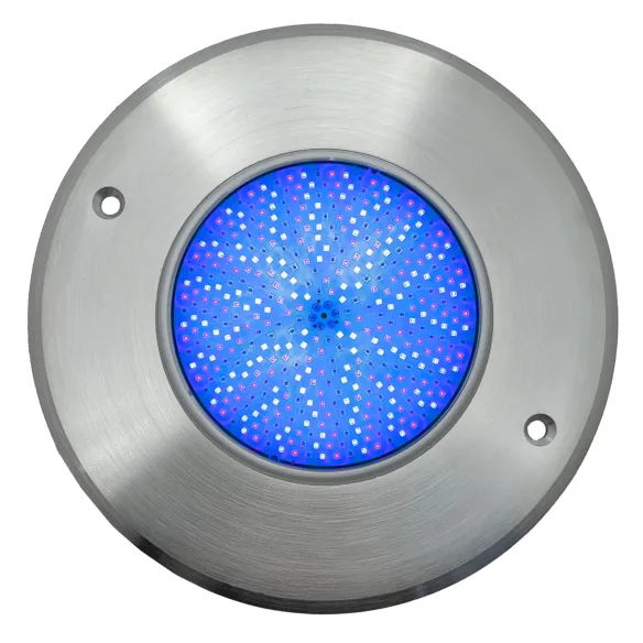 Foco LED RGB 4 Hilos Acero Inoxidable | 16 Diámetro 10W
