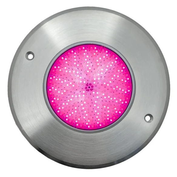 Foco LED RGB 4 Hilos Acero Inoxidable | 16 Diámetro 10W