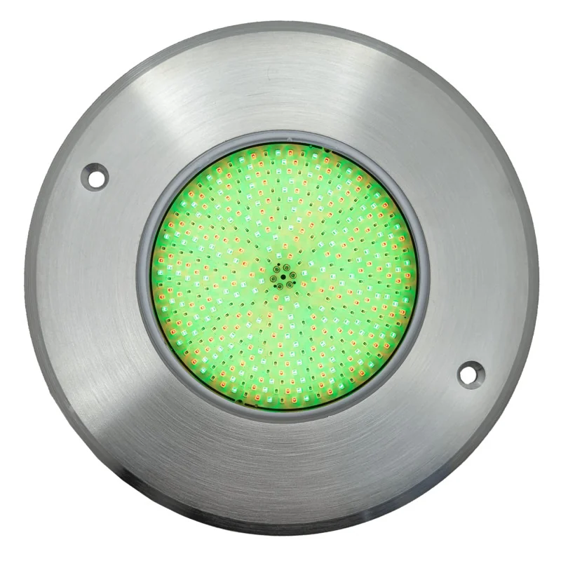 10W 12V AC RGB Stainless Steel LED Pool Spotlight - Ultrathin 16cm