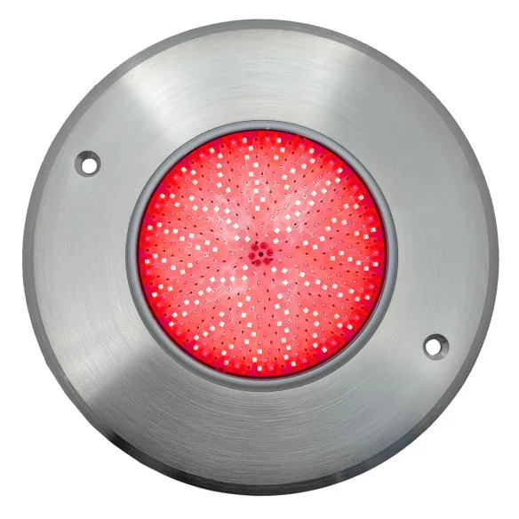 10W 12V AC RGB Stainless Steel LED Pool Spotlight - Ultrathin 16cm