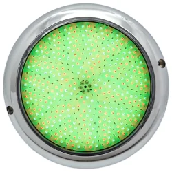 Spot LED RVB ON/OFF pour piscine Ø15cm en acier inoxydable AISI316L - 1 2