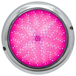 Spot LED RVB ON/OFF pour piscine Ø15cm en acier inoxydable AISI316L - 1 2