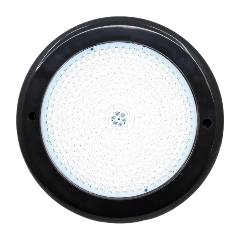Surface LED Pool Spotlight 15W 12V AC | 6000K Premium Black
