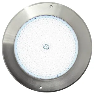 Projetor LED branco frio em aço inoxidável para piscina - 1 2