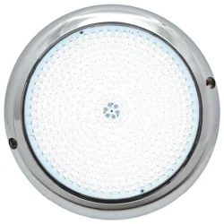 Spot LED blanc Ø15cm en acier inoxydable - 1 2