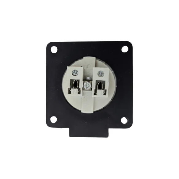 Prise Schuko Étanche IP67 Encastrable | Coffret 16A | Couvercle Bleu