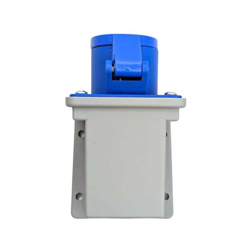 Ficha Macho Industrial 16A 230V | 2P+T Azul | IP44 | Conector CETAC